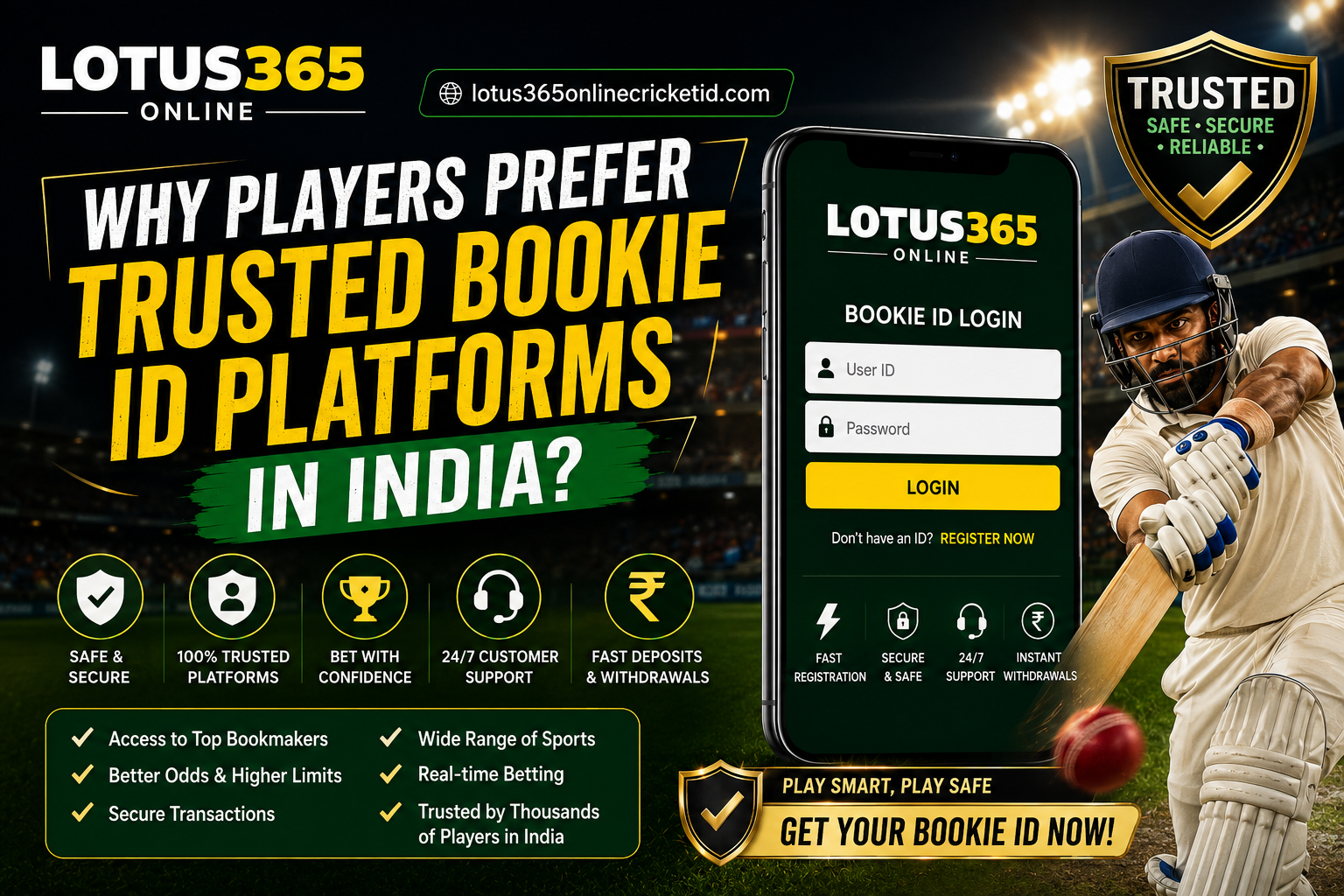 Why Players Prefer Trusted Bookie ID