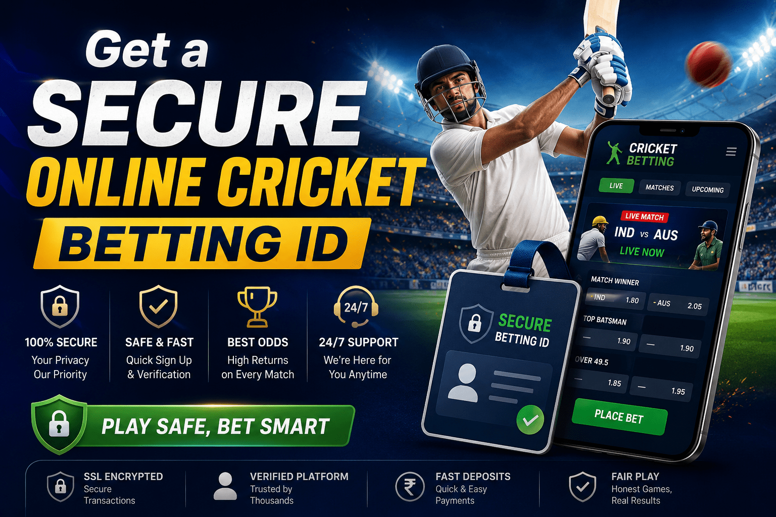 Online Cricket betting ID