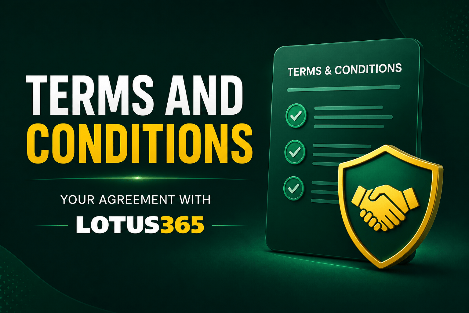 Terms and Conditions