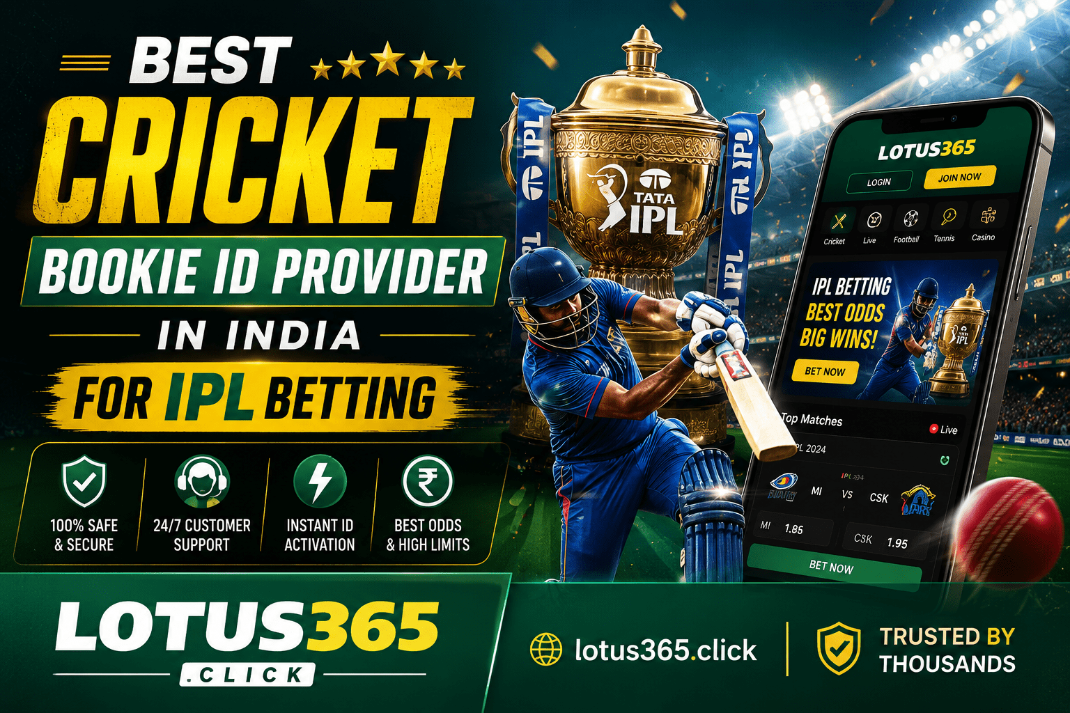 Cricket bookie id
