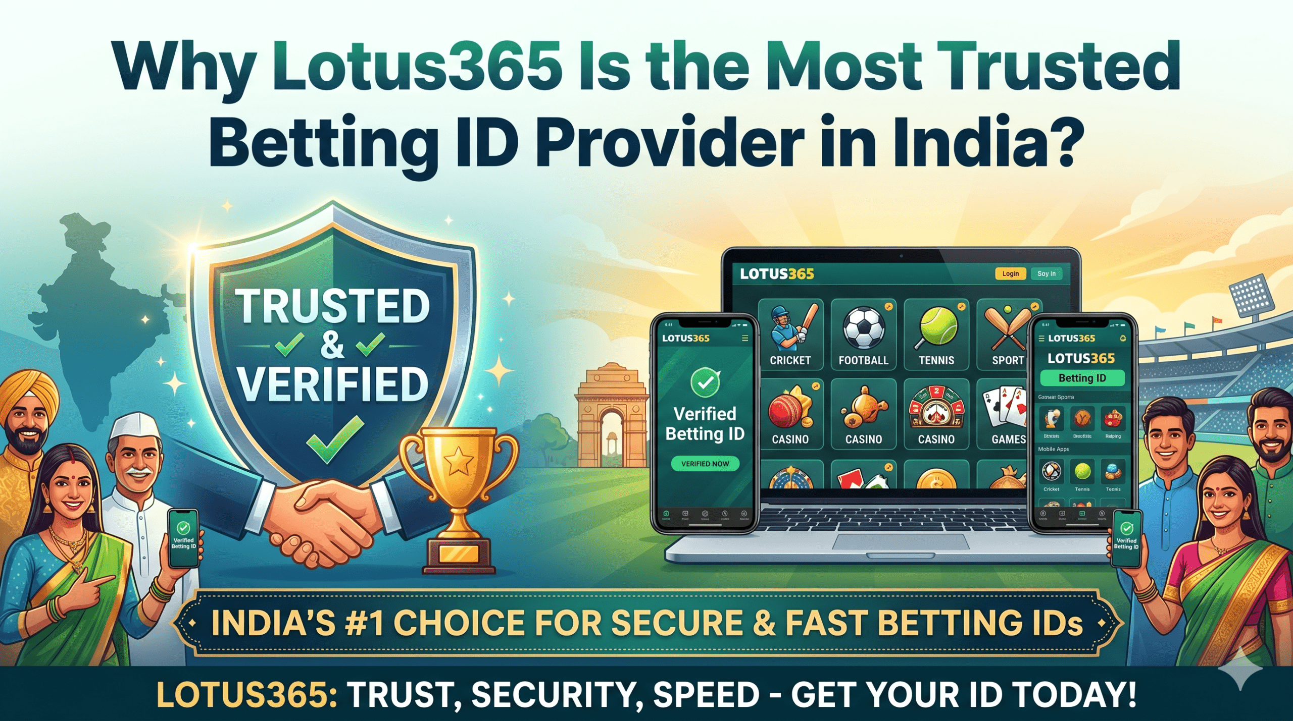 Why Lotus365 Is the Most Trusted Betting ID Provider in India?