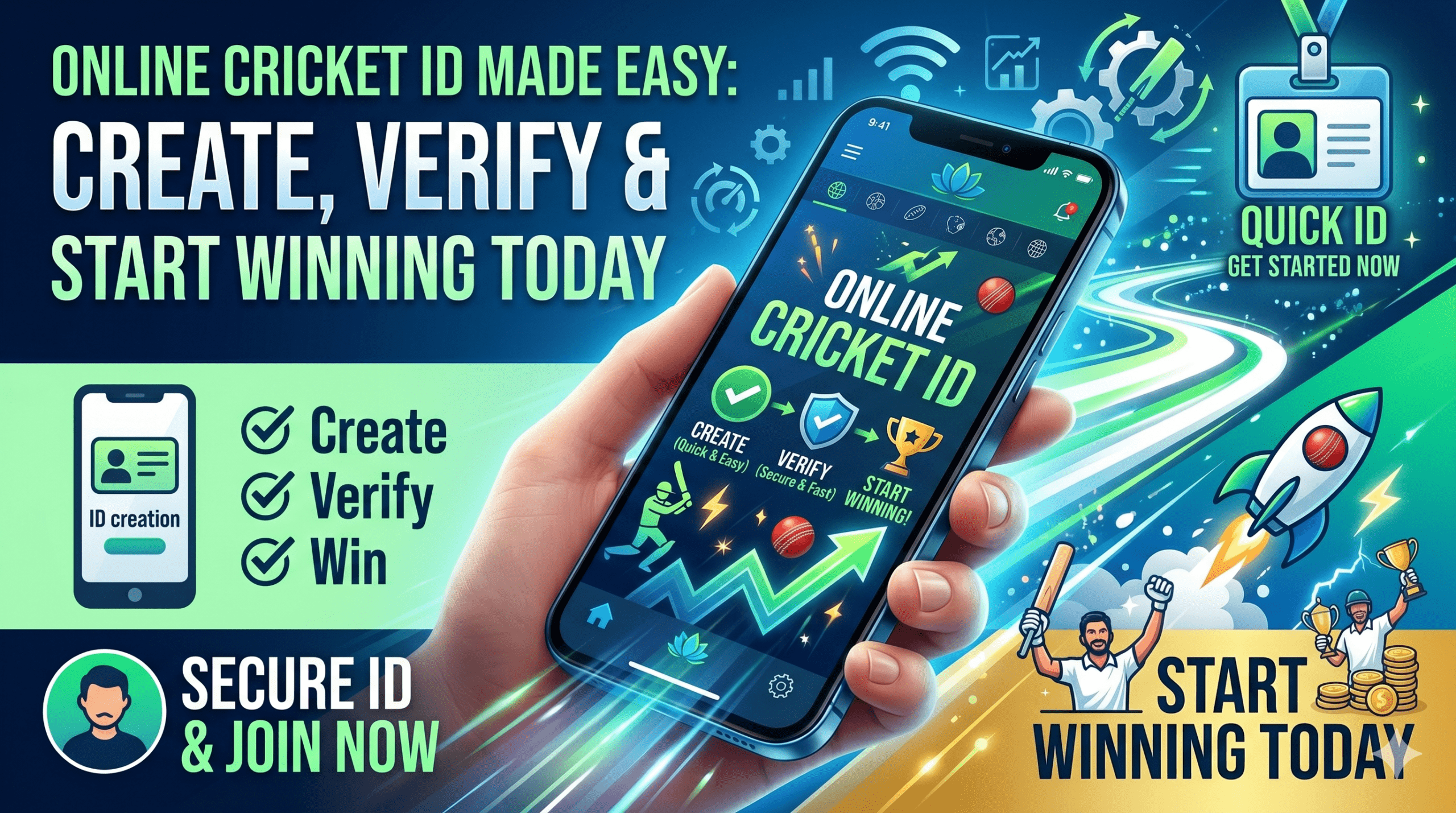 Online Cricket ID Made Easy: Create, Verify & Start Winning Today
