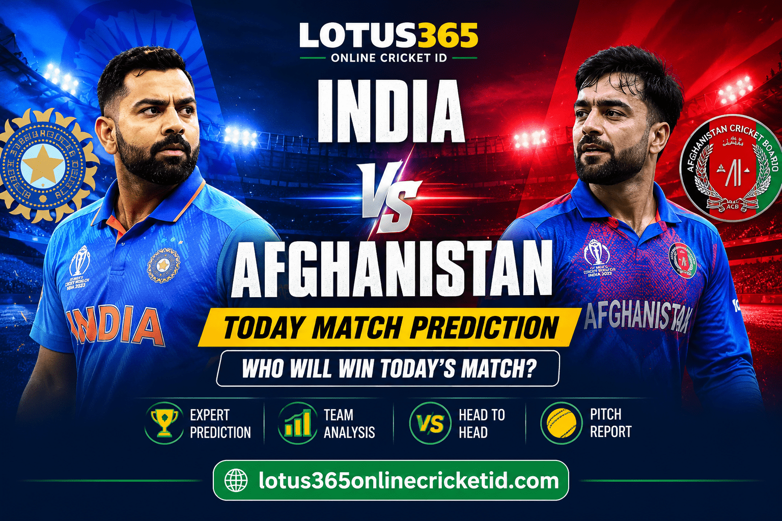 India vs Afghanistan Today Match Prediction