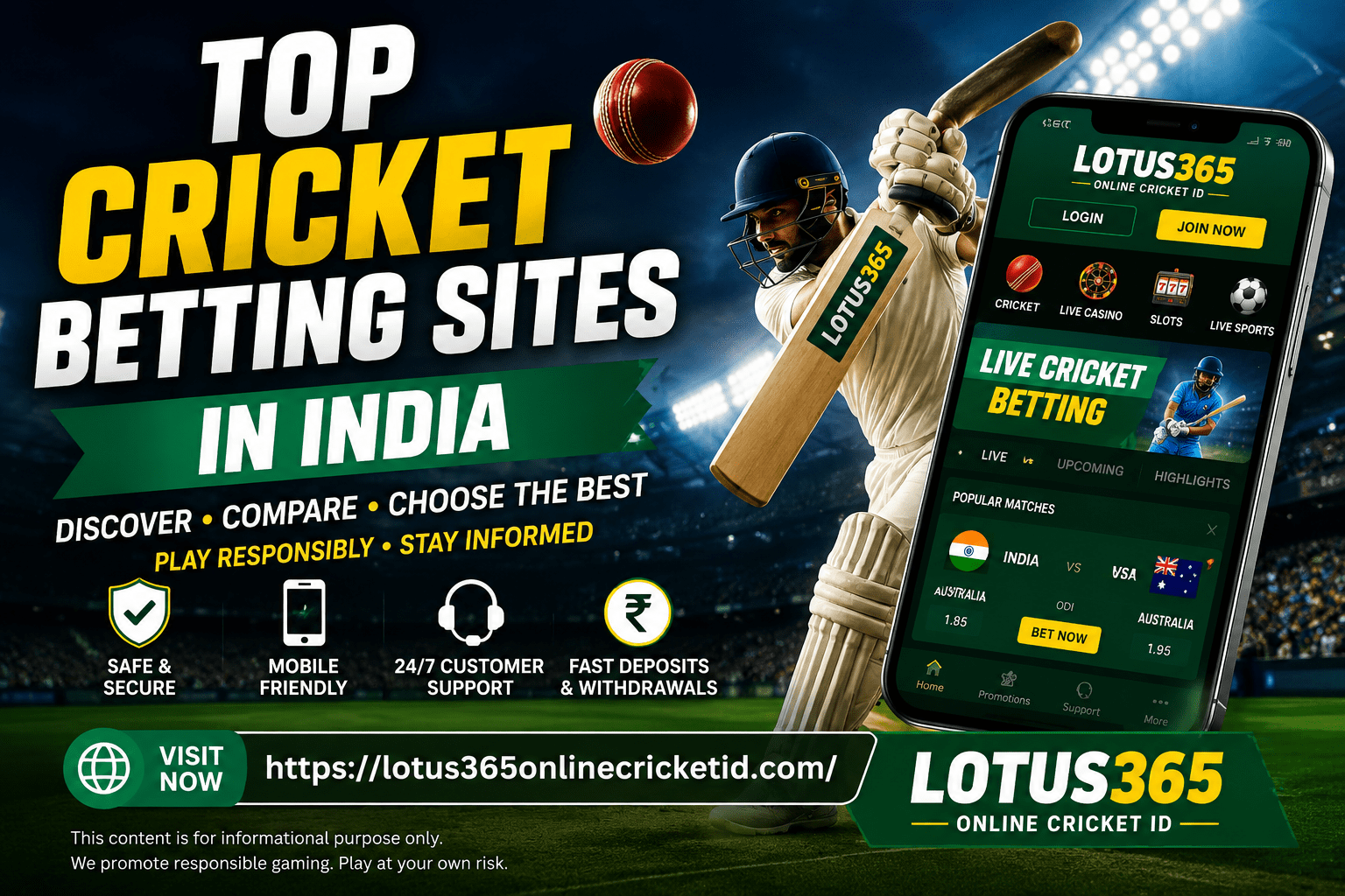 Top cricket betting sites in India